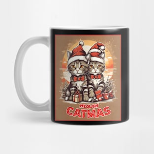 Meowry Christmas Mug